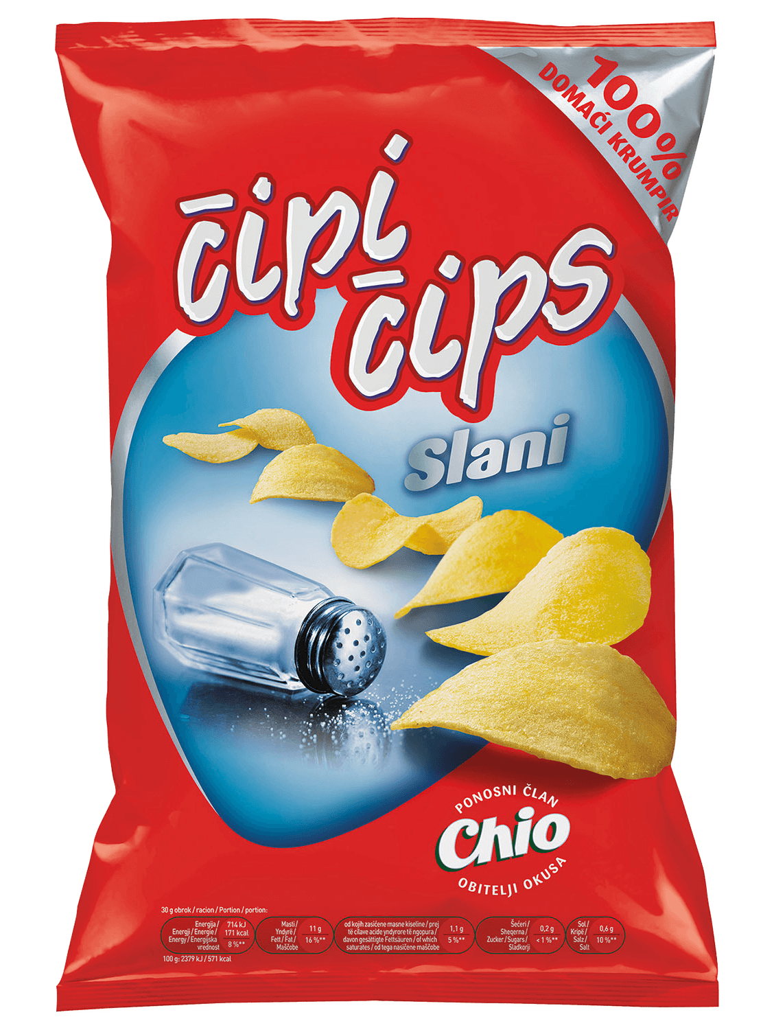 Cipi Cips gesalzen slani Chio 140g | Hier kaufen | Bodega Dalmatia